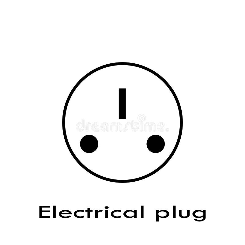Electrical plug stock vector. Illustration of power 157480108