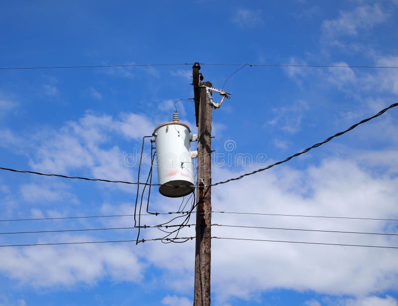 Electrical pole royalty free stock photos