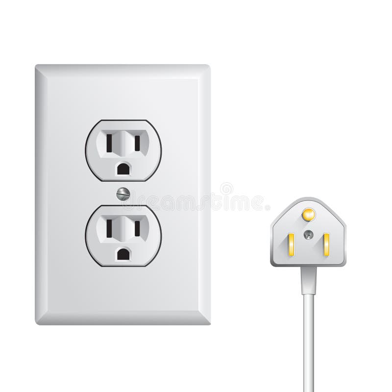 Electrical power socket stock vector. Illustration of insert 59877125