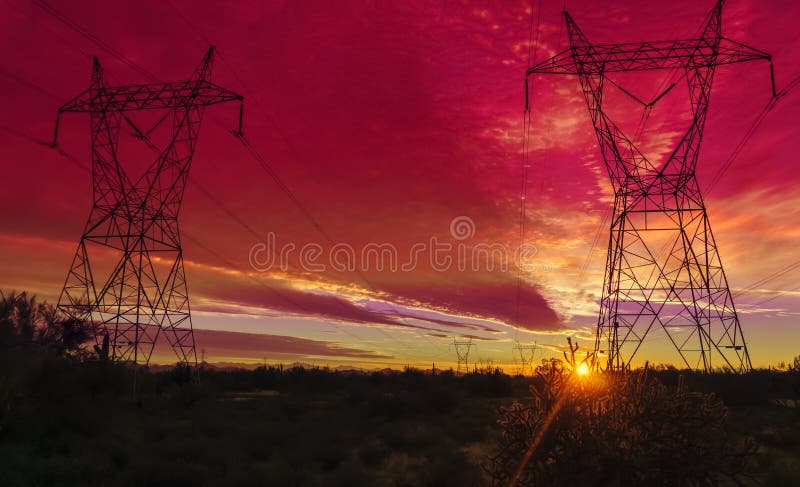 Electrical power transmission towers