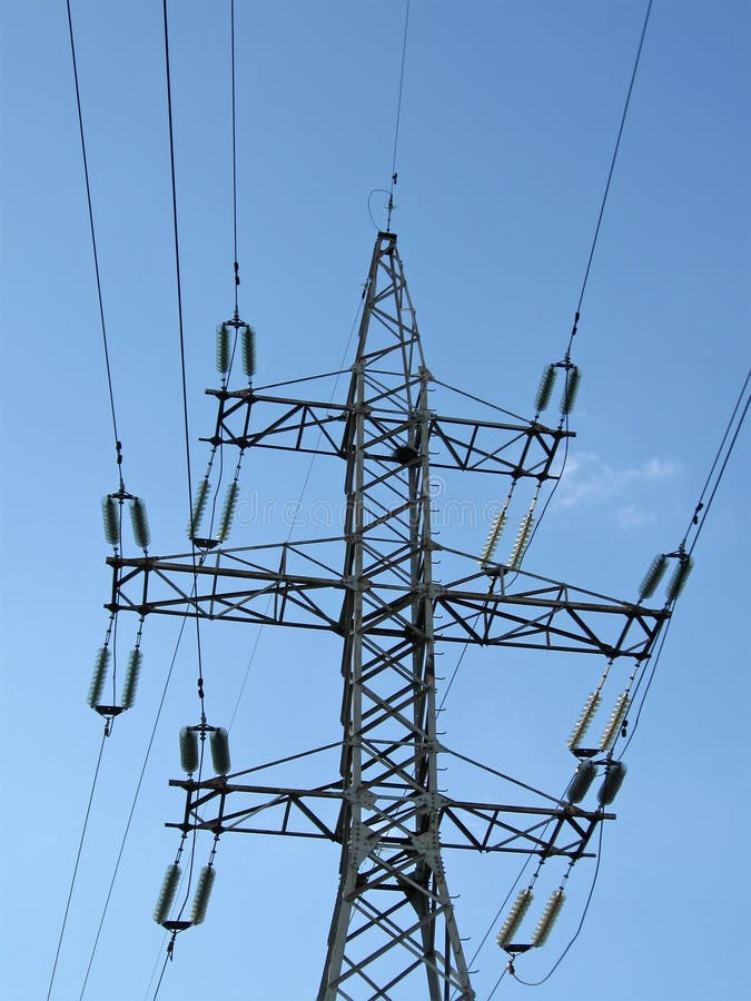 Electrical powerlines &x28;electricity pylon&x29;, high voltage wires diversity