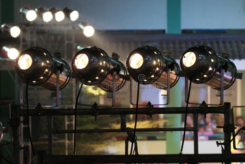 Electrical Spotlight for Party Night Stock Photo Image of spotlight
