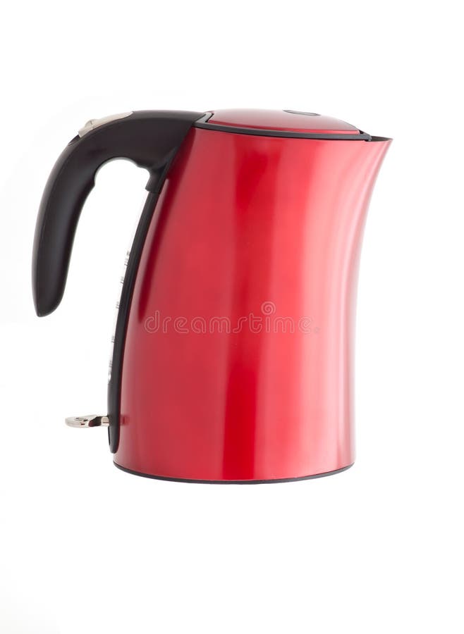 Red and black electrical tea kettle Stock Photo by ©mr_Brightside 2821203