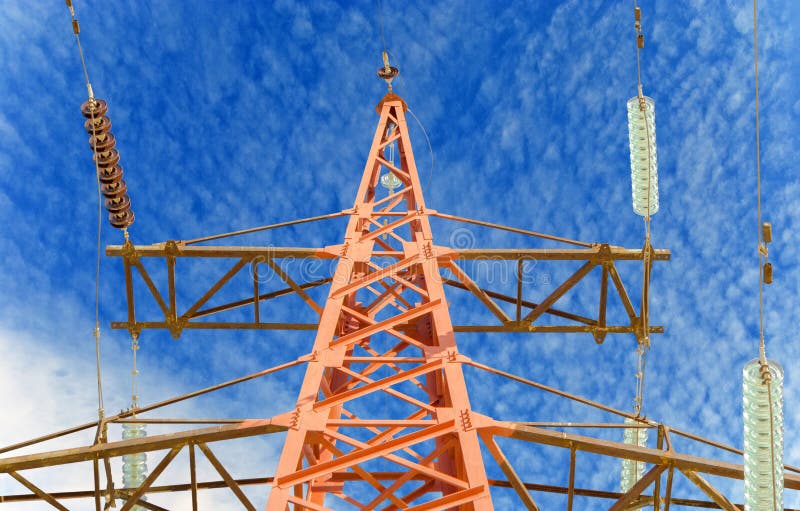 Electrical tower stock image. Image of energy, electrical 92793003