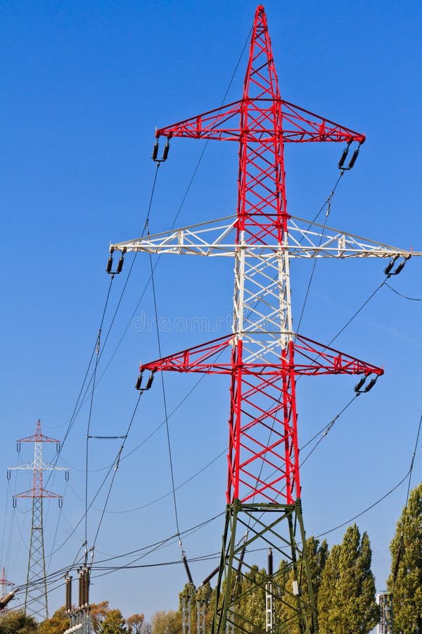 Electrical Tower / Utility Pole / Power Pole royalty free stock photography Electrical Tower / Utility Pole / Power Pole royalty free stock photography
