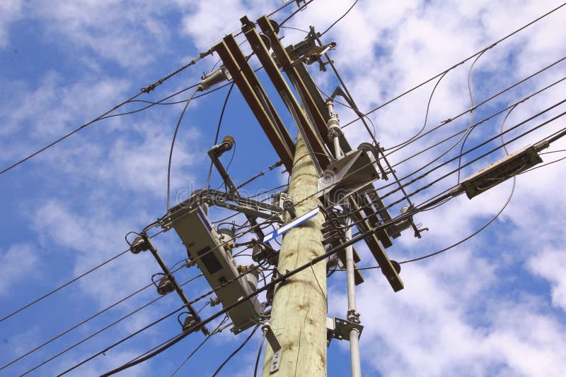 Complicated Arrangement of Electric Wire Stock Photo Image of