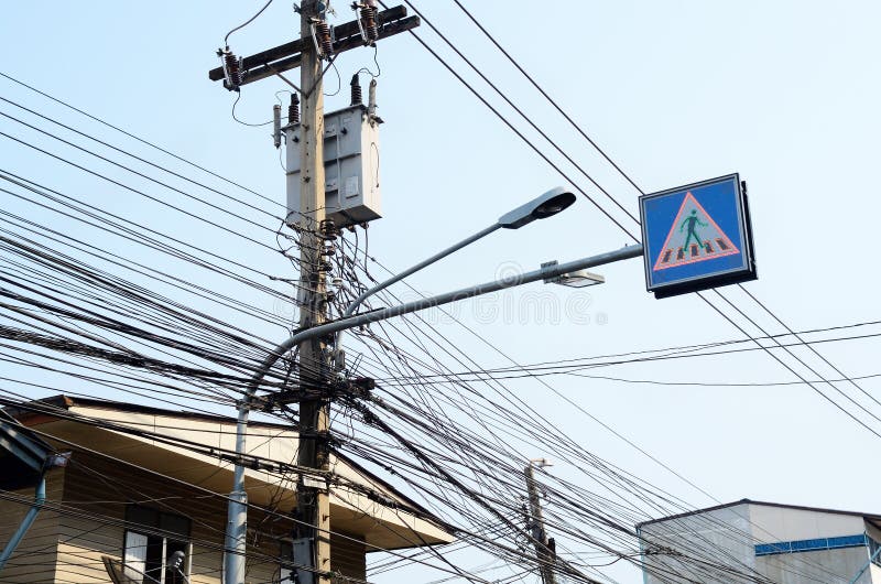 Electrical Transmission Lines Stock Photo Image of cable, light 39007834