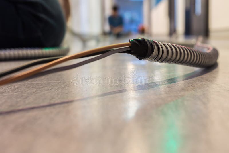 Electrical Wire in Conduit stock photo. Image of conduit 78245654