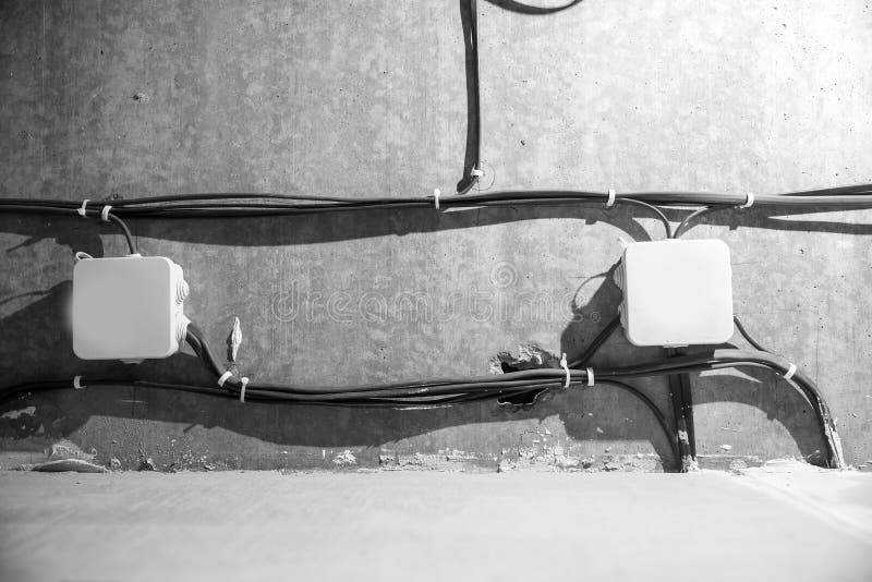 Electrical Work, Switch Box for Connecting Copper Electric Wires in