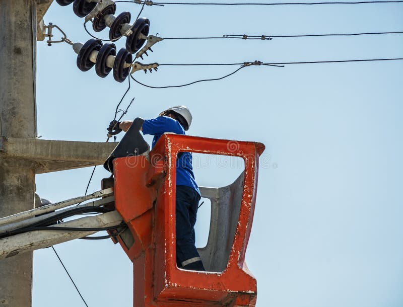 Electrician stock image Electrician stock image