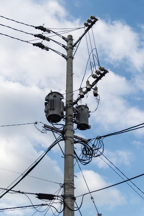 Electricity Cable royalty free stock photos