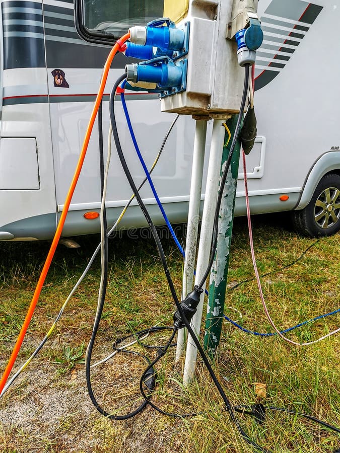 electricity connection camping
