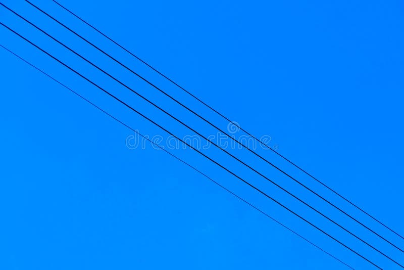 Electricity Lines stock photo. Image of generation, construction