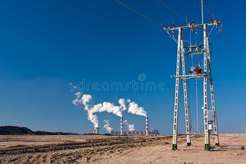 Electricity, power line and power plant