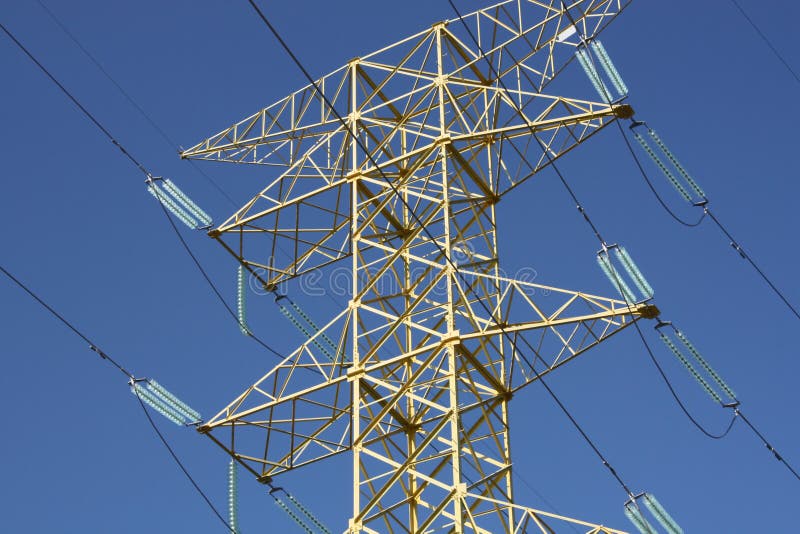 Electricity Pylon in Mexico Stock Photo Image of insulators
