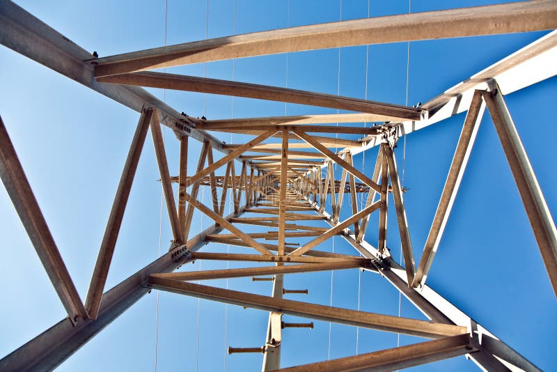 Electricity tower in beautiful landscape