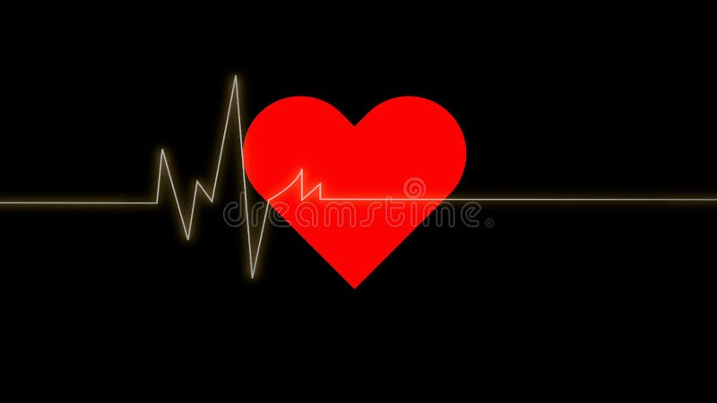 Heartbeat Black Background Stock Illustrations 3 888 Heartbeat