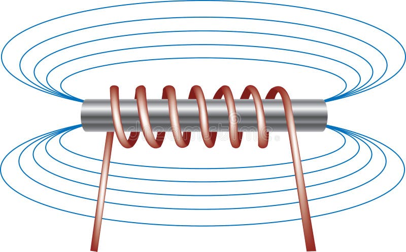 Electromagnet stock illustration. Illustration of magnetic - 6974338