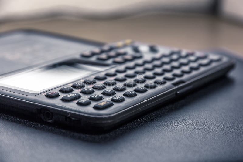 Electronic agenda keyboard stock image. Image of tablet 55005937