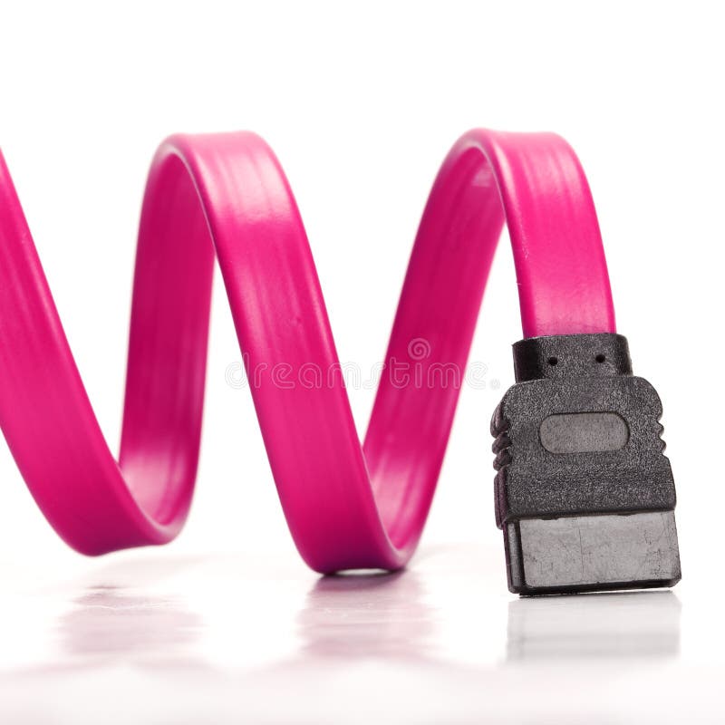 Pink VGA cable stock photo. Image of connector, graphic 33431318
