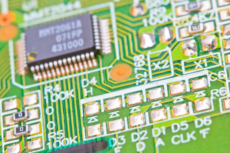 Electronic board stock photo. Image of micro, integrated 36402664