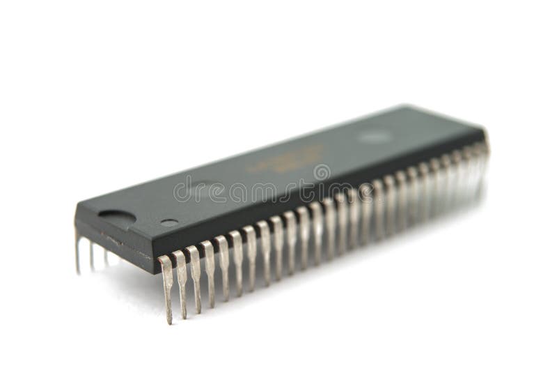 Electronic chips stock photo. Image of detail, electricity 29263080