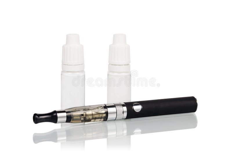 Vaping With An Electronic Cigarette Stock Image Image of smoke