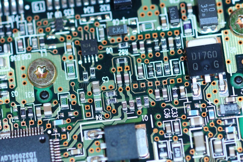 Electronic Circuit Board Picture. Image 5786758