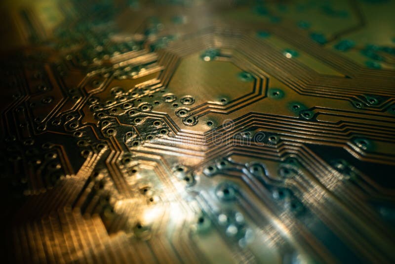 Electronic Circuit Board Technology Background. Electronic Plate