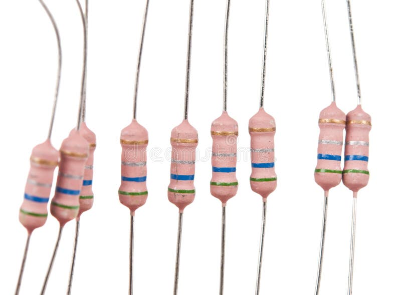 Electronic Components, Resistor Stock Photo Image of blue, element