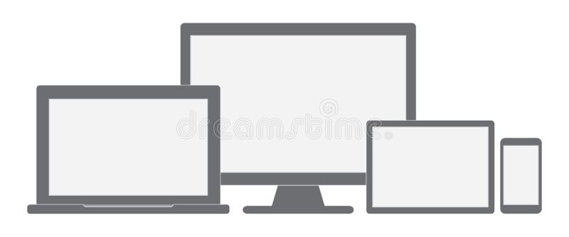 Download Electronic computer stock vector. Illustration of power - 31957533