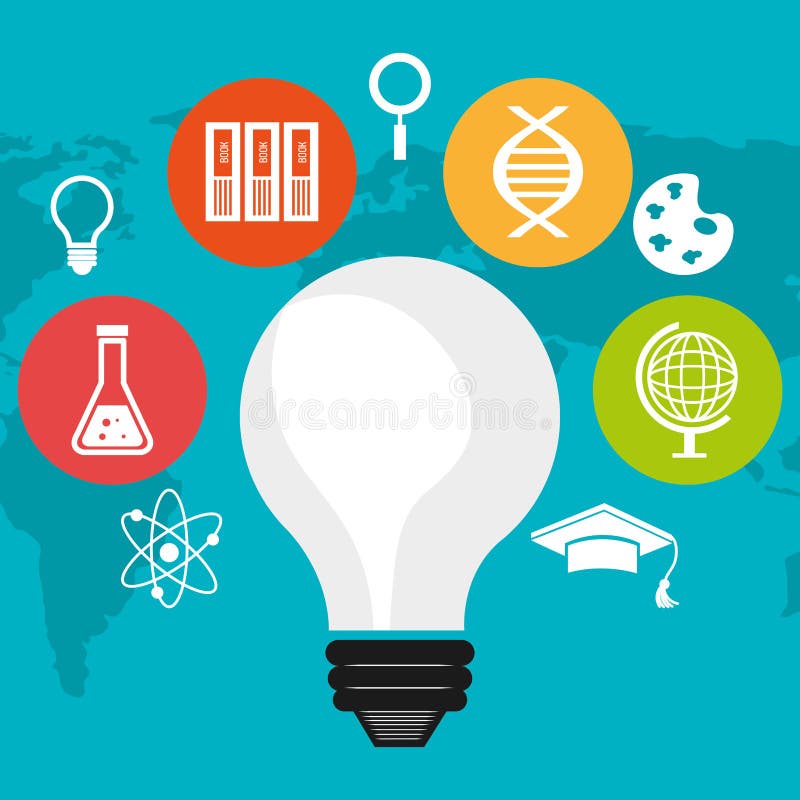 Electronic Education or Elearning Stock Vector Illustration of elearning, highschool 59055478