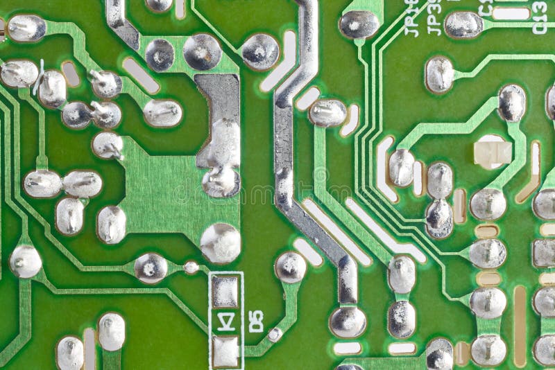 Electronic integrated circuitry macro detail. Technology background