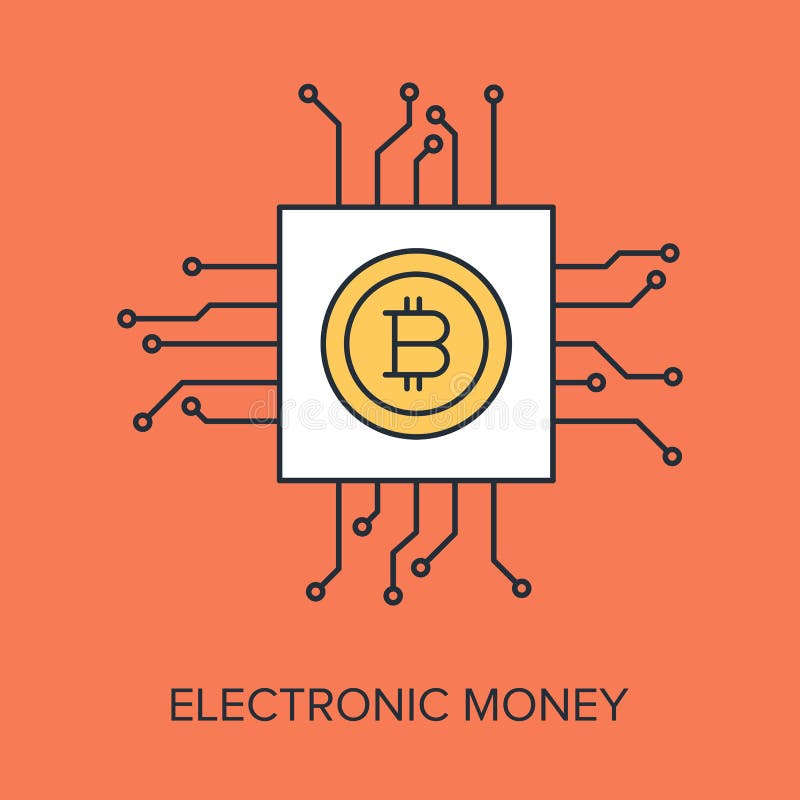 Electronic Money stock illustration