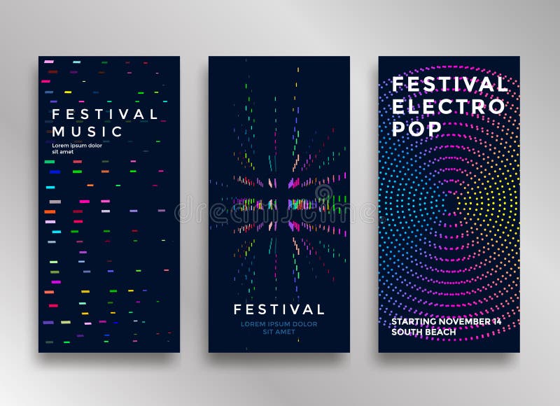 Electronic music festival royalty free illustration Electronic music festival royalty free illustration