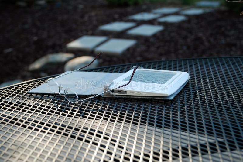 Electronic reader stock image. Image of device, keys, mobility 6464015