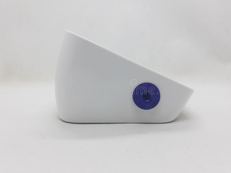 An electronic sphygmomanometer / blood pressure meter on white isolation background stock images