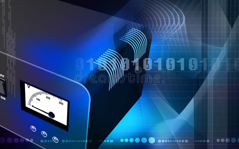 Electrical stabilizer stock illustration. Illustration of gauge 7250135