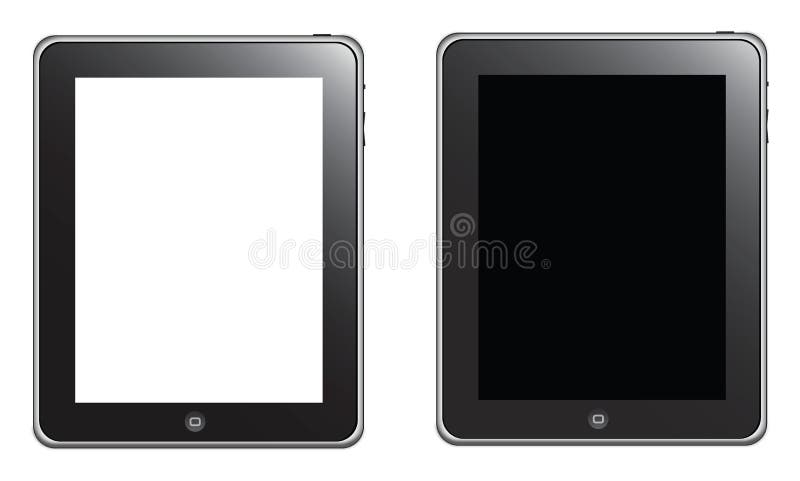Electronic tablet royalty free illustration