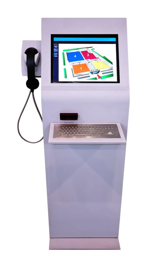 Electronic terminal royalty free stock photography