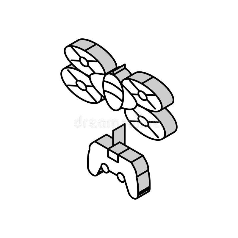 Ilustrarea electronică a dispozitivului electronic de prindere a bebelușului cu pictogramă izometrică stock illustration