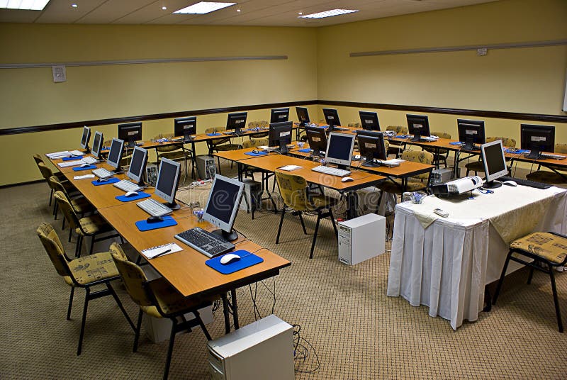 Electronic Training Conference Stock Image Image of group, networking