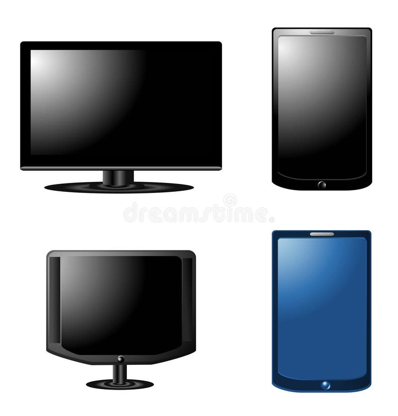 Electronics Collection vector illustration