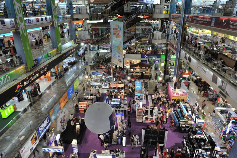 IT And Electronics Shopping Mall In Bangkok Editorial Photo Image
