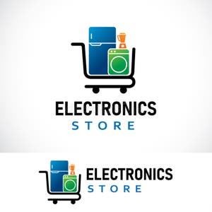 Electronics Store Logo Design Template Stock Vector Illustration Of 
