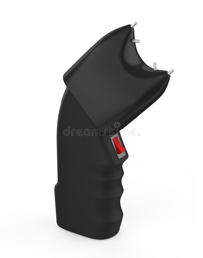 Electroshock Weapon Isolated Stock Illustration Illustration of