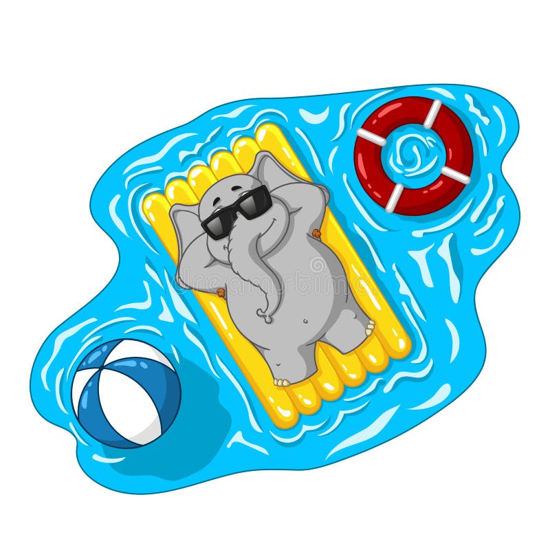 Elefant tecken Sommar strand, lycka, hav, sol royaltyfri illustrationer Elefant tecken Sommar strand, lycka, hav, sol royaltyfri illustrationer