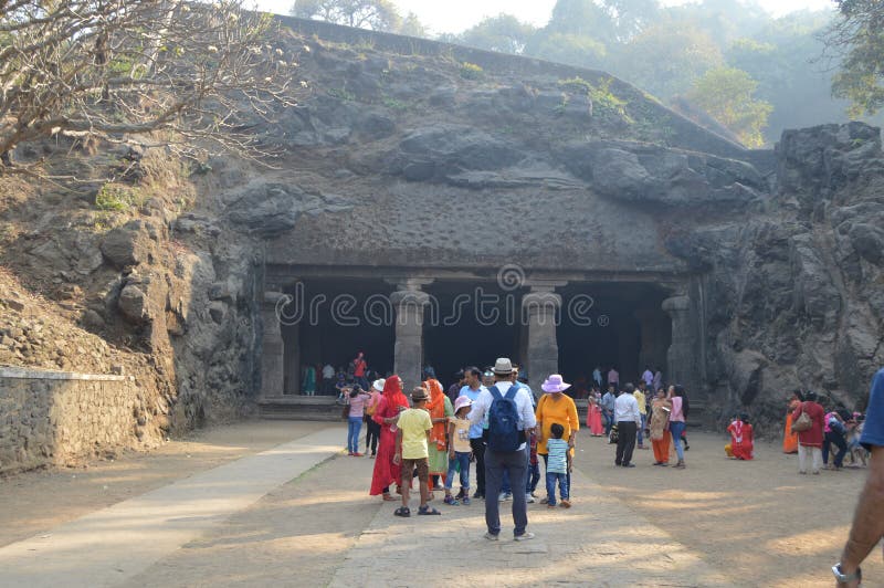 Elefanta cueva un lugar declarado patrimonio de la humanidad por la UNESCO dedicado a Dios Shiva en Mumbai India