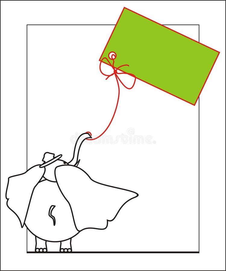 Elefante ilustração royalty free Elefante ilustração royalty free