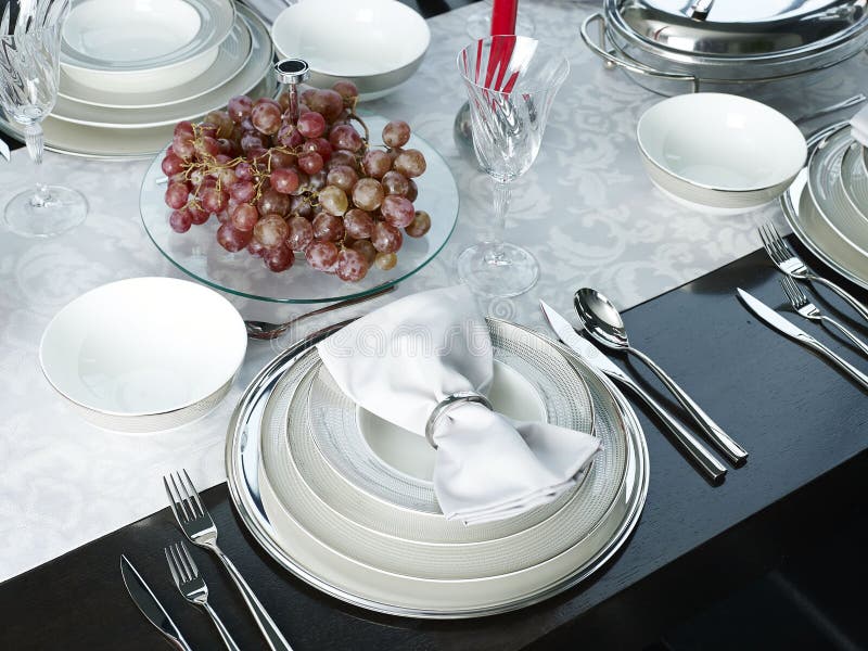 Elegance tableware stock image. Image of business, elegant 11228169